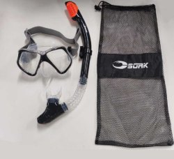 Cyklopset till junior/dam med en drytop. cyklop och snorkel till dam från Soak.