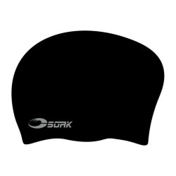 Svart badmössa från Soak för långt hår. Badmössa till långt hår från Soak.