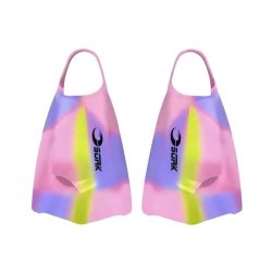 Simfenor supersoft rosa/lila från Soak med öppen häl till vuxen.