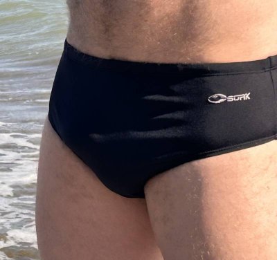 Badbyxor herr svarta, speedos soak, klortåliga. Simning, stranden, poolen. Från Soak