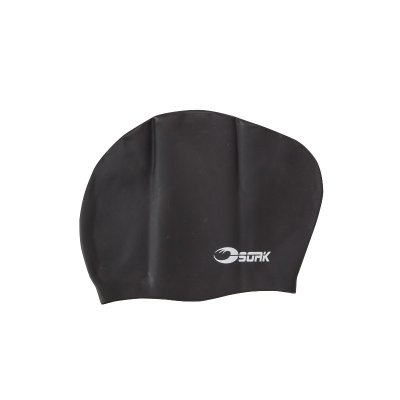 Svart badmössa från Soak för långt hår. Badmössa till långt hår från Soak.