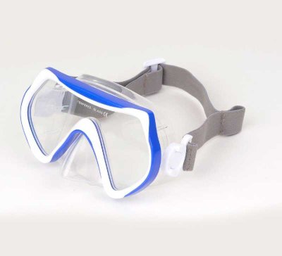 Blått cyklop med neoprenband till ungdom/junior. Skönt cyklop med neoprenband.