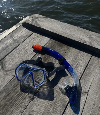 Cyklopset till vuxen från Soak med snorkel och cyklop. Snorkel med drytop.