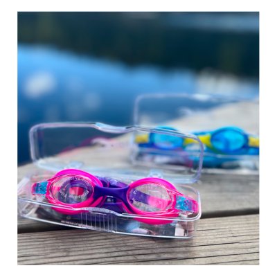 Simglasögon till barn 2-8 år. Simglasögon Nemo rosa/lila från Soak.
