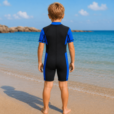 Våtdräkt för barn till simskolan och stranden.